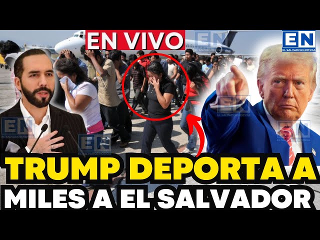 ¡ULTIMA HORA! TRUMP SORPRENDE A BUKELE  ENVIANDO PANDILLEROS DIRECTO AL CECOT NADIE LO ESPERABA