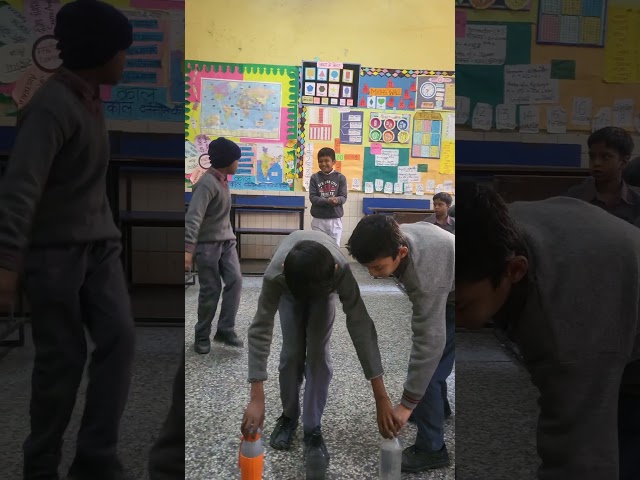 Bottle Catching Game ✌️Classroom Fun 👌 New Teaching Activity 👍 #trending #gamesschool #viralshort