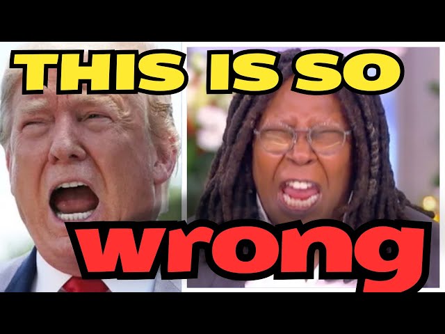 The View Whoopi CESSATION on Trump