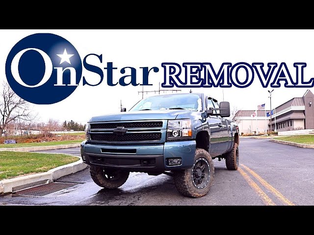 How To Disable/Remove Onstar Completely 2007-2020+