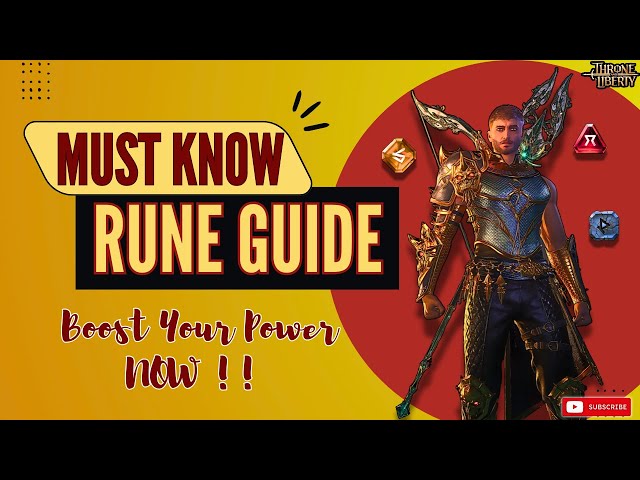 Throne and Liberty Runes Guide | Complete Details & Best Tips!