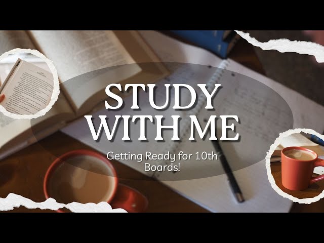 📚CLASS 10 BOARDS LIVE PREPARATION| STUDY WITH ME  🔴 | DAY 39 🗓| CHAT IN BREAK 🗨️| #live