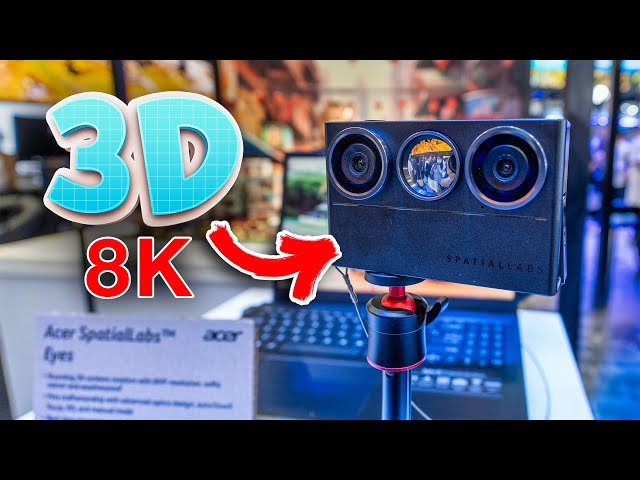 NEW 8K Spatial Camera & Naked Eye 3D Display - Acer SpatialLabs First Look in VR180