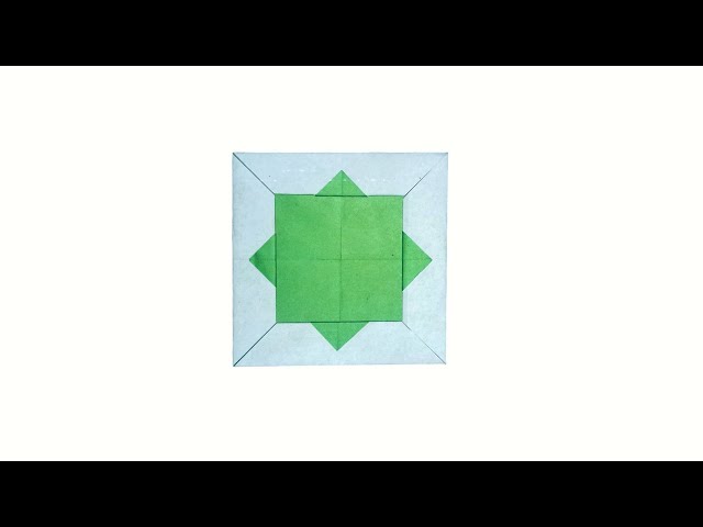 how to make easy origami eight-pointed star