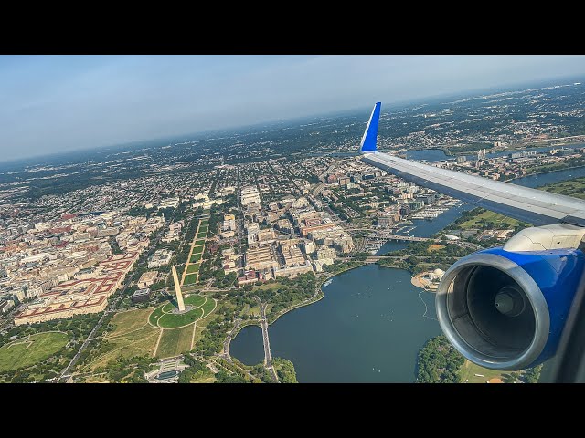 INSANE *FULL THROTTLE* UNITED 757-300 ROCKET TAKEOFF FROM WASHINGTON REAGAN ~ DCA