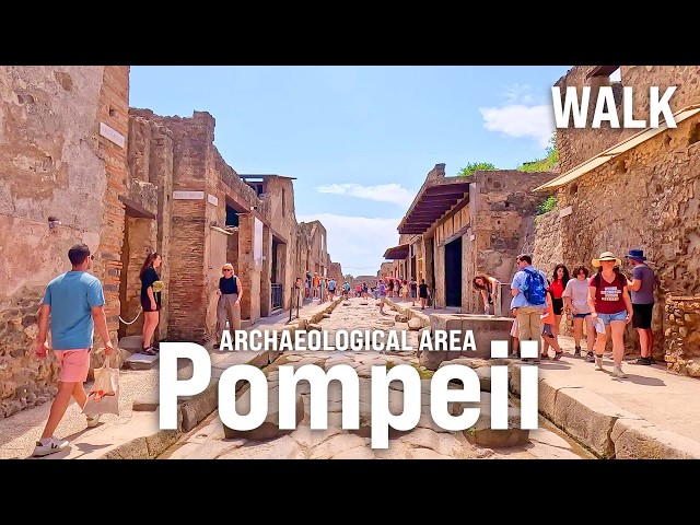 POMPEII, Italy 4K Walking Tour | UNESCO World Heritage with Captions [4K Ultra HD/60fps]