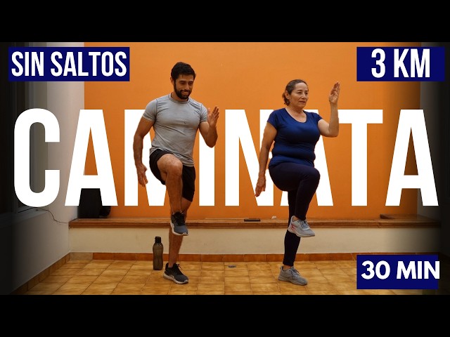 caminata INTENSA en 30 minutos 🚶‍♂️ ejercicios para abdomen y cintura con POWER WALKING