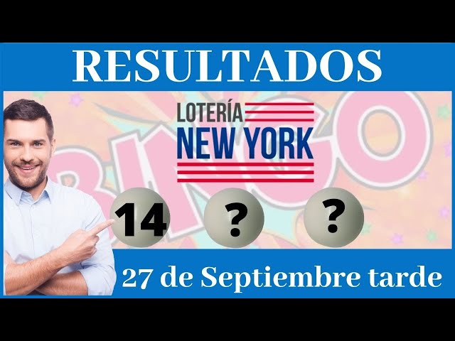 Resultados de la Lotería New York Tarde Lunes 27 de Septiembre