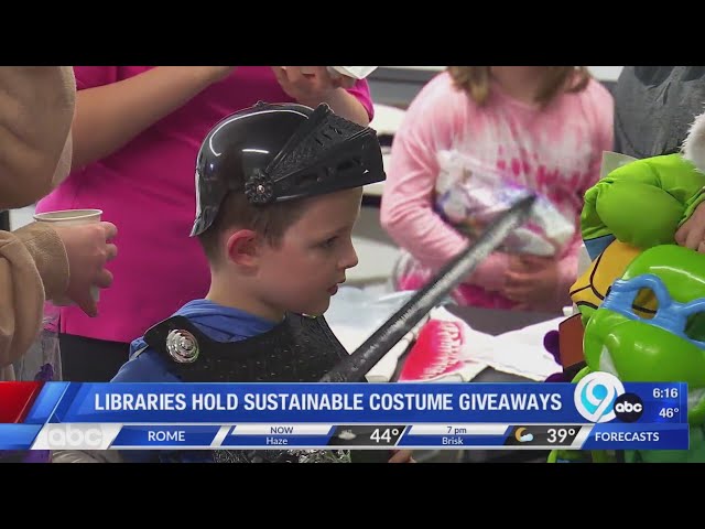 Libraries hold sustainable costume giveaways