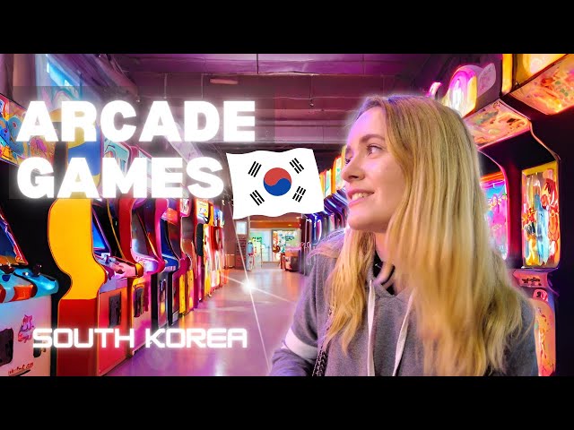 Come with me play Arcade games in Seoul- SOUTH KOREA🇰🇷