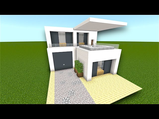 Minecraft Tutorial: How To Build A Small Modern House!