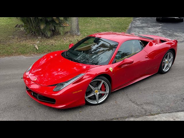 My first drive in a Ferrari 458 Italia