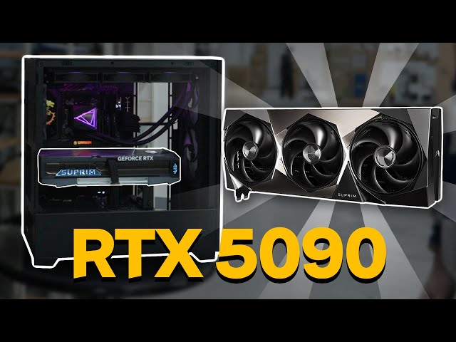 RTX5090으로 게임컴 조립했습니다.