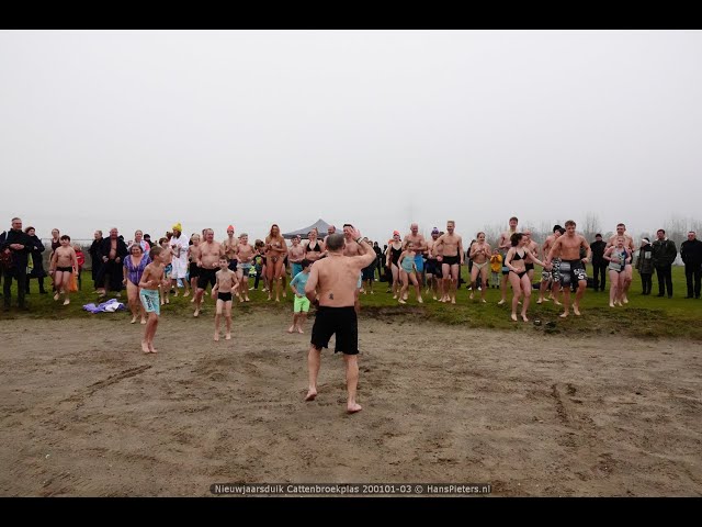 Nieuwjaarsduik Cattenbroekerplas 2020