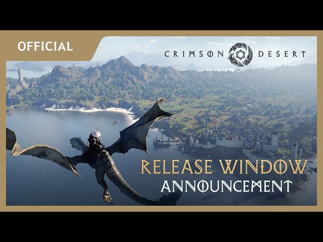 Crimson Desert - Release Window Announcement Trailer | The Game Awards 2024