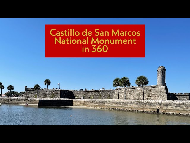 Castillo de San Marcos National Monument 360 History VR Video, St. Augustine, Florida