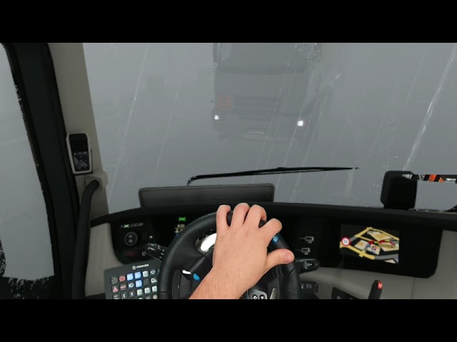 #ets2 #logitechg29 #eurotrucksimulator #shorts brutal weather in ETS2