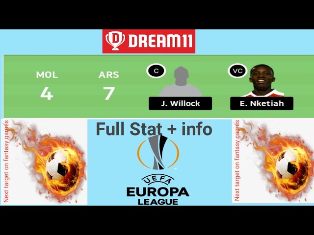 molde fc vs arsenal fc dream11 | mol vs ars | ars vs mol |mol vs ars dream11 |mol vs ars today match