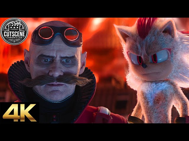 [4K UHD] Shadow And Robotnik's Ultimate Sacrifice Ending CUTSCENE | Sonic the Hedgehog 3