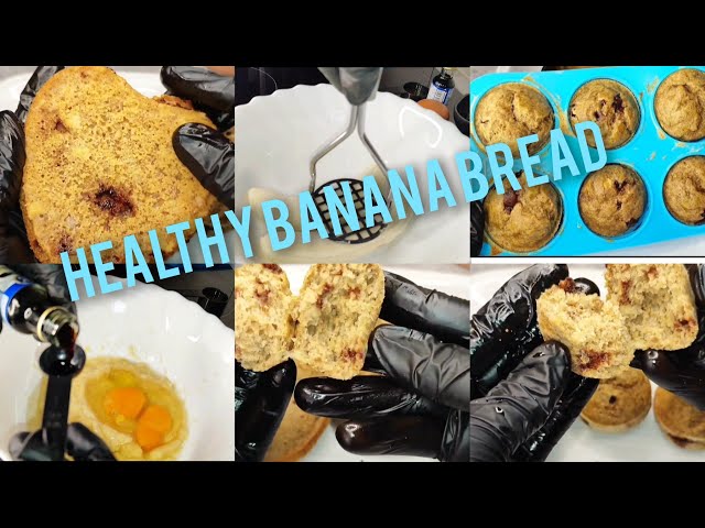 Healthy oatmeal banana bread | No sugar,No butter