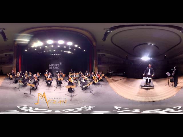 Coral e Orquestra Mozart em 360º com Rinaldo Viana em Nessun Dorma