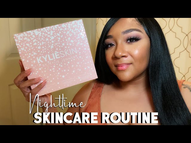 CHIT CHAT GET unready with me | KYLIE SKIN, NIGHTTIME SKINCARE