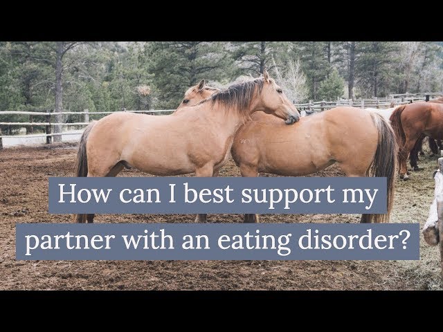 How can I best support my partner with an eating disorder?