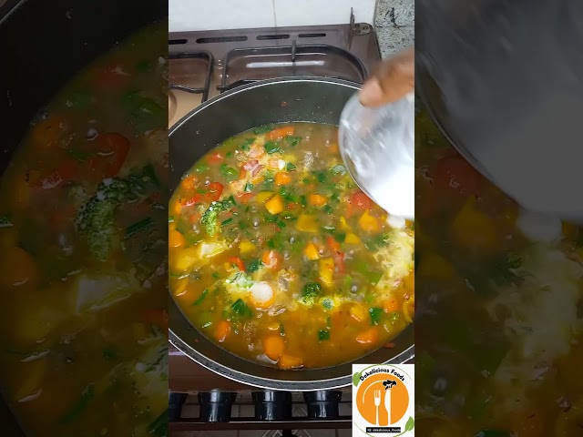 Beef Vegetable Curry Sauce Nigerian Recipe #nigerianfood #shortsvideo  #shortsviral #cooking