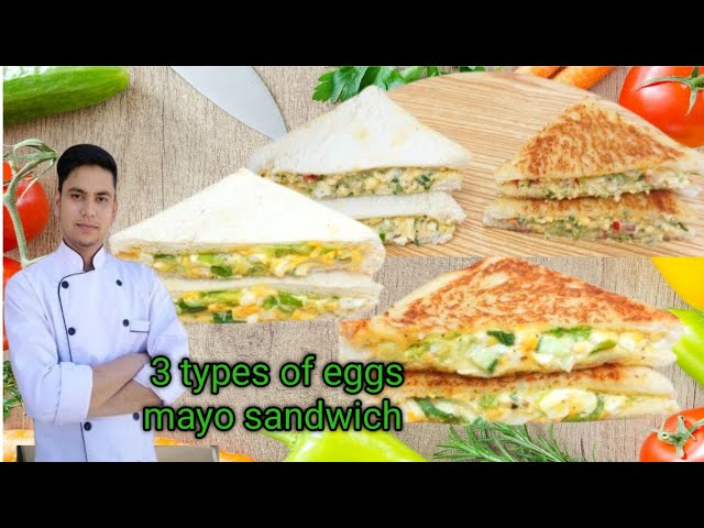 3 easy egg mayo sandwich recipes /arabic breakfast recipes /arabic breakfast sandwich /