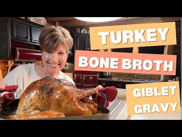 Baking Roasting Turkey, Making Bone Broth, Giblet Gravy For Thanksgiving Christmas @ourforeverfarm