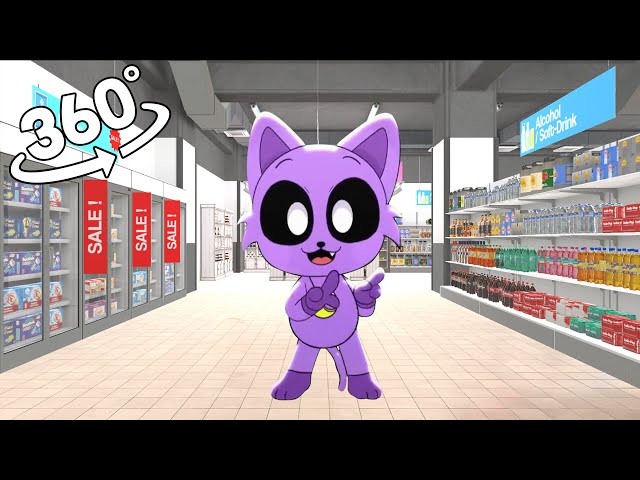 CatNap Version of POKEDANCE at the Supermarket! 360° VR