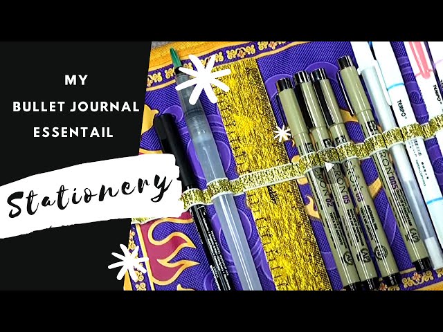 My Bullet Journal Essentials | Stationery