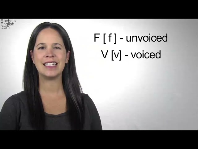 12-English Sounds-F and V Consonants