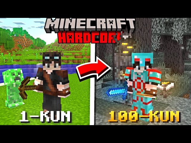 Men Minecraft HARDKORDA 100KUN yashadim! | Artifact 💔