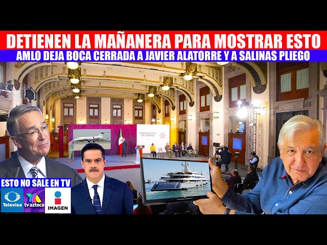 MIRA:Enfurece $alinas Pliego y Javier Alatorre al ver que AMLO mostraba en la mañanera esto