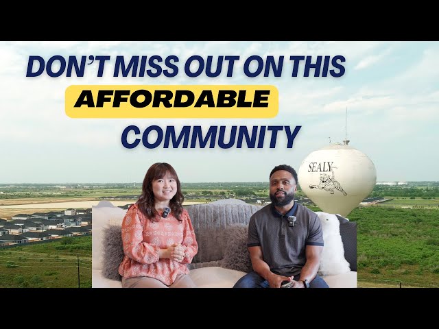 Houston's MOST AFFORDABLE Community! Close to Sealy, TX. Exclusive Interview with DR Horton