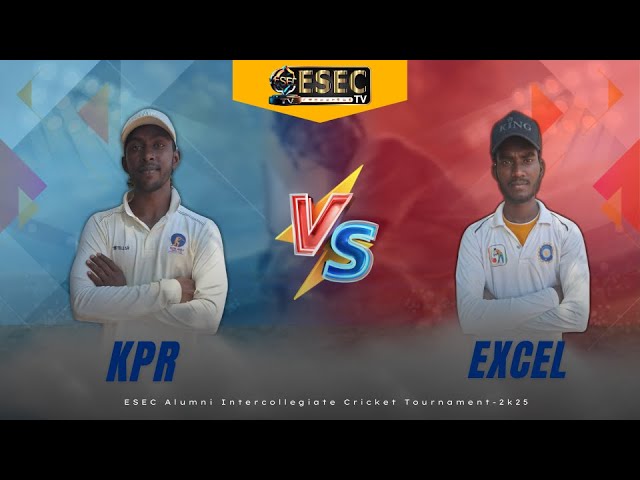 ESEC Alumni Intercollegiate Cricket Tournament-2k25 || KPR vs EEC|| ESEC TV || ESEC INDIA #circket