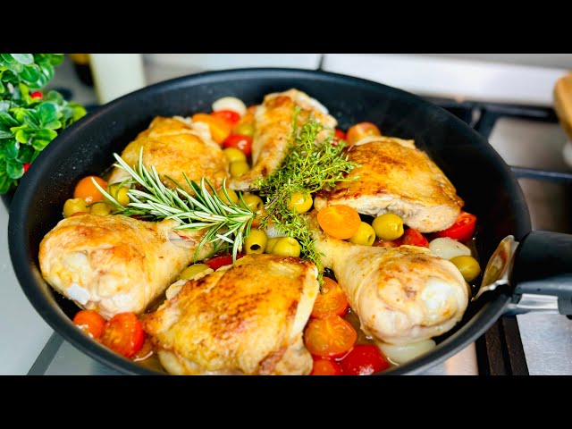 I learned this trick in a restaurant! A very tasty and quick chicken thigh recipe!