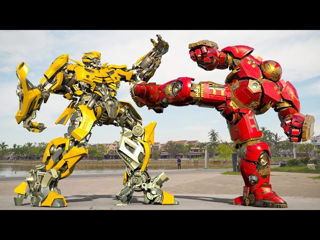 Transformers: The Last Knight - Bumblebee vs Iron Man Full Movie | Paramount Pictures [HD]