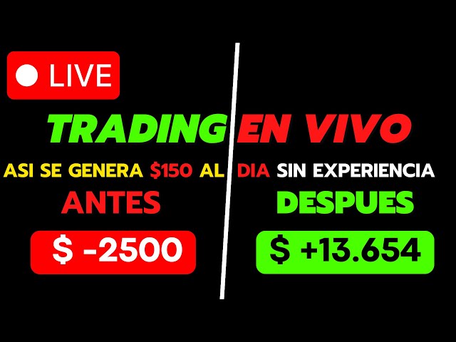 🔴¡ Nasdaq Trading en vivo 24/7 ! te enseño a ser rentable desde 0 !