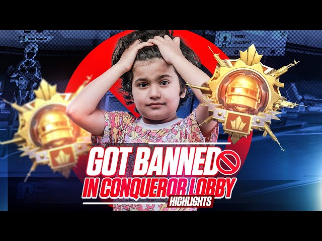 Got Banned 😲 While Playing in Conqueror Lobby ft @Novaking || BGMI Stream Highlight