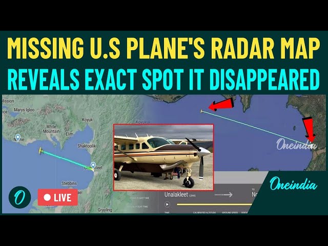 LIVE | US Bering Plane Mystery: Radar Data Pinpoints Disappearance Spot| Accident or Something More?