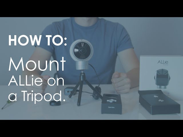 How to: Mount Your ALLie Camera on a Tripod / ALLie 360 VR video camera