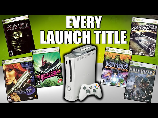 Every Xbox 360 Launch Title