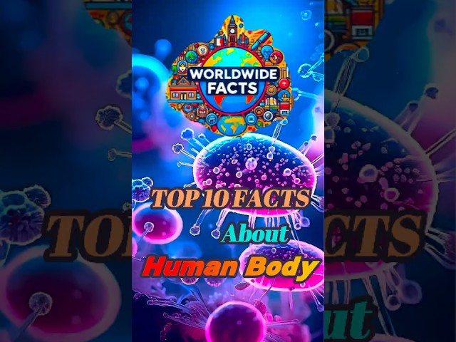 🤯 Top 10 Fascinating Facts About the Human Body 🧬 #didyouknow