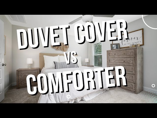 Do You Know The Difference Between Duvet Cover And Comforter?