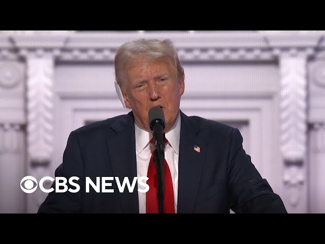 Trump delivers 2024 Republican National Convention speech