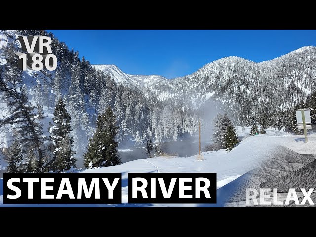 8K VR180 | Peaceful Winter Landscape | West Yellowstone, Montana