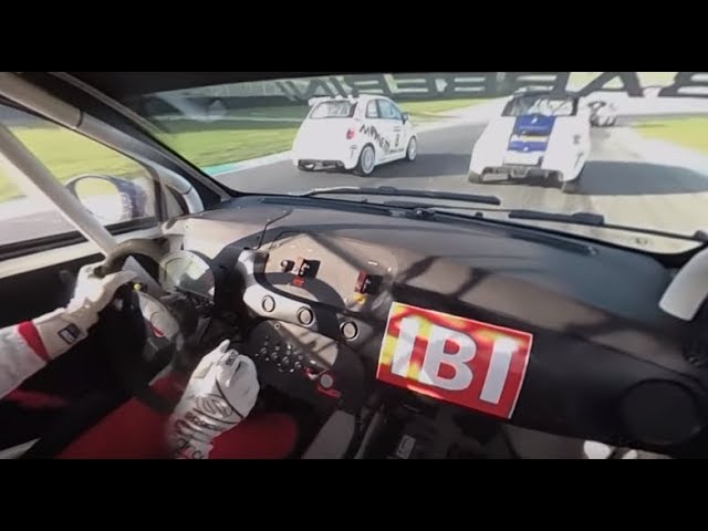 Abarth - 695 EVO - POV Onboard 360° at Trofeo Abarth Selenia Mugello Circuit