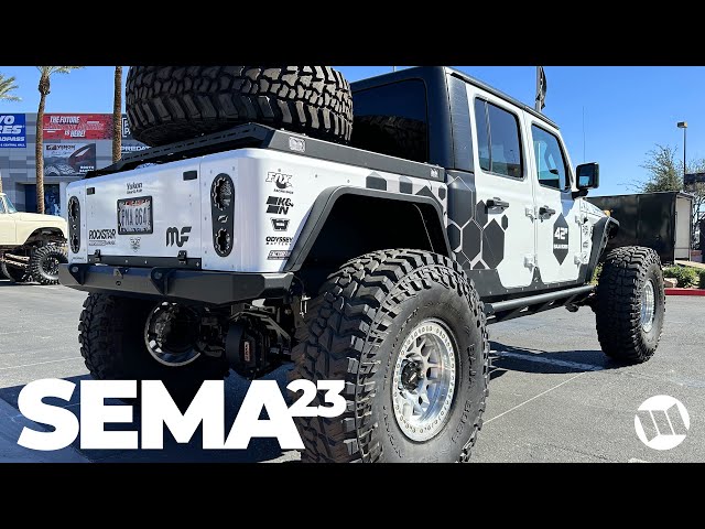 FLASHY to CLASSY Jeep Wranglers and Gladiators of SEMA 2023 Pre Show Coverage Part 2